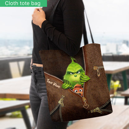 Merry Christmas - Personalized Stole Christmas Tote Bag