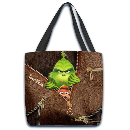 Merry Christmas - Personalized Stole Christmas Tote Bag