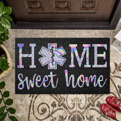 Home Sweet Home - EMT Coir Pattern Print Doormat