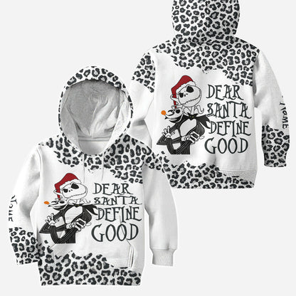 Dear Santa Define Good - Personalized Christmas Nightmare Hoodie and Leggings