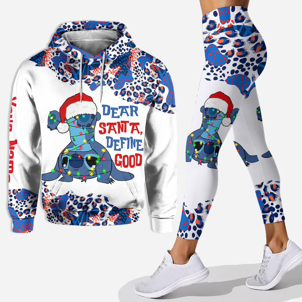 Dear Santa Define Good - Personalized Christmas Ohana Hoodie and Leggings