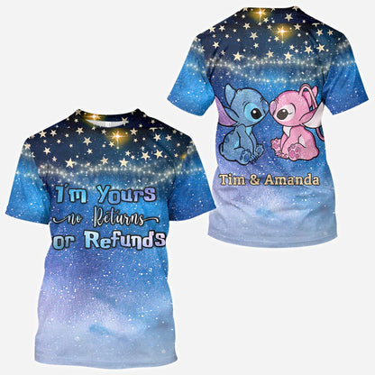 I'm Yours Galaxy Ohana - Personalized Couple Ohana All Over T-shirt and Hoodie