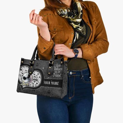 Hello Darkness Nightmare - Personalized Leather Handbag