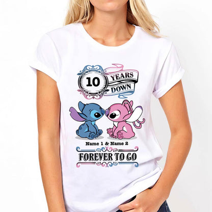 Forever To Go - Personalized Couple T-shirt and Hoodie