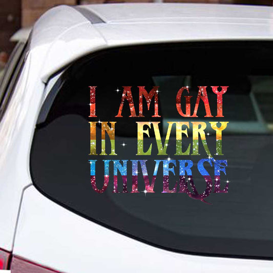 In Every Universe - LGBT Support Decal Full