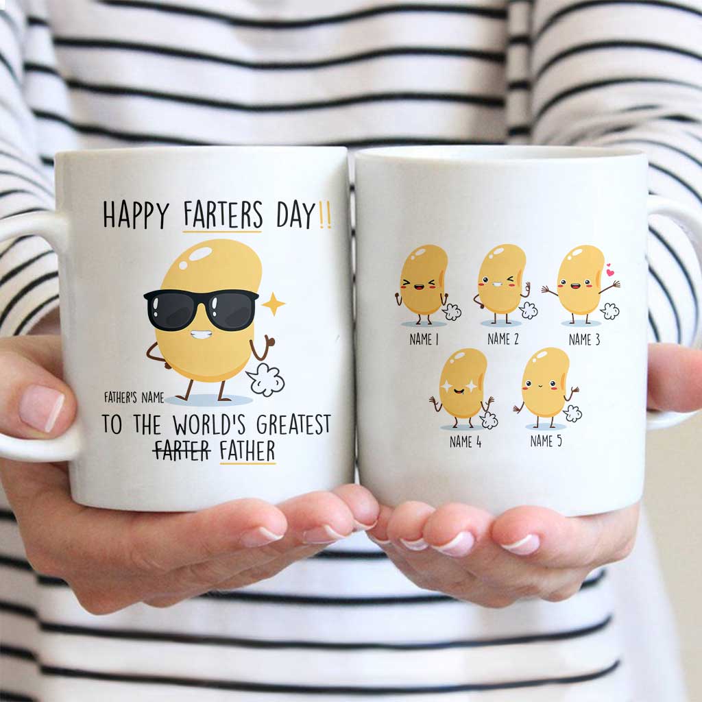 Happy Farters Day - Personalized Father's Day Mug