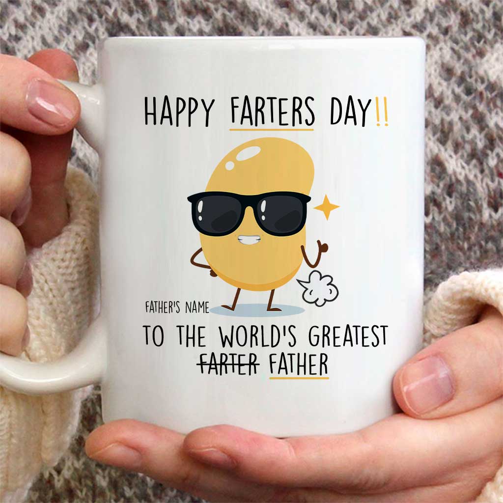 Happy Farters Day - Personalized Father's Day Mug