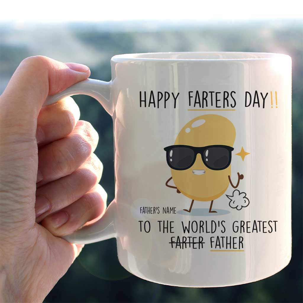 Happy Farters Day - Personalized Father's Day Mug