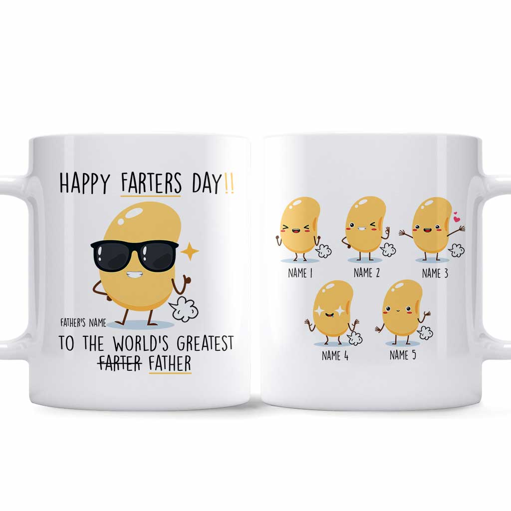 Happy Farters Day - Personalized Father's Day Mug