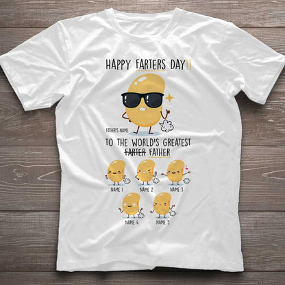 Happy Farters Day - Personalized Father's Day T-shirt and Hoodie