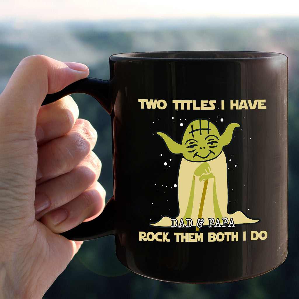 Two Titles I Have - Personalized Father's Day Grandpa Mug