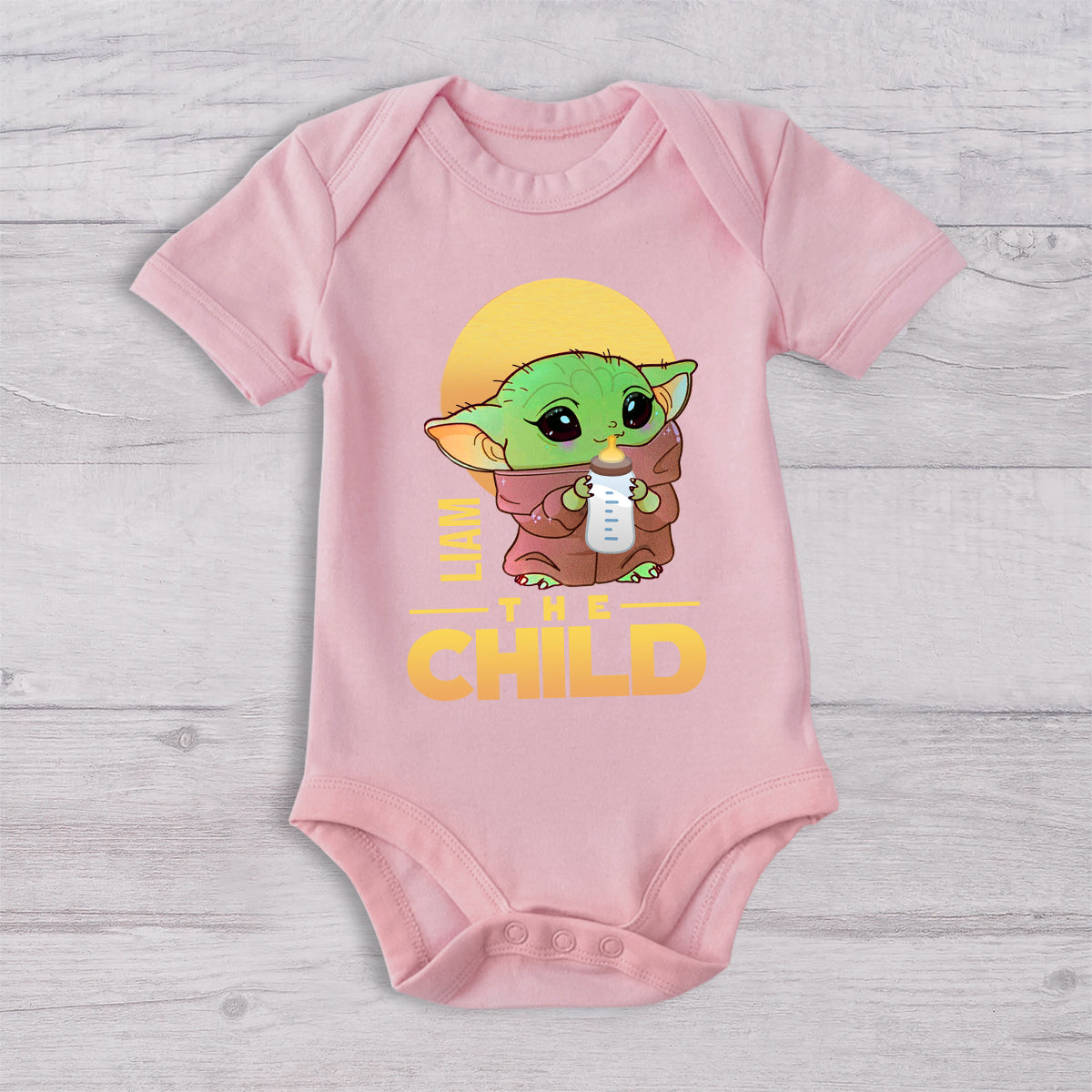 Dadalorian - Personalized The Force T-shirt And Baby Onesie