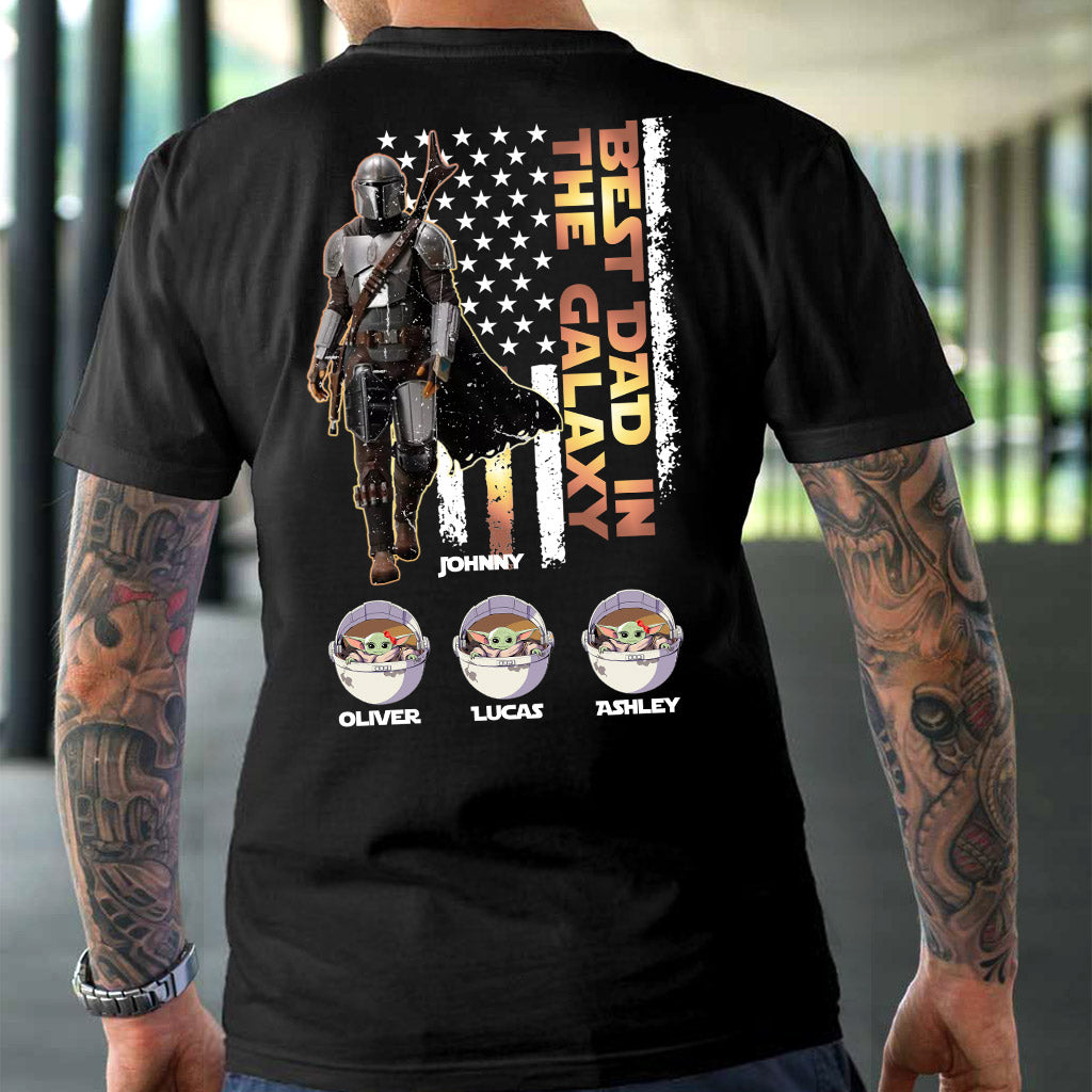 Best Dad In The Galaxy Just Ask - Personalized The Force T-shirt and Hoodie