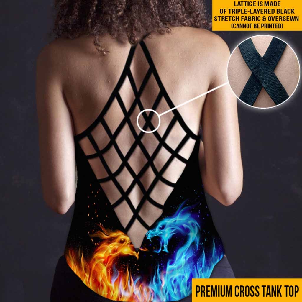 Cold Flame - Dragon Cross Tank Top