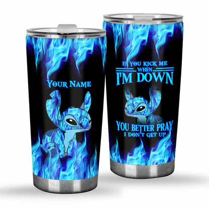 If You Kick Me - Personalized Ohana Tumbler