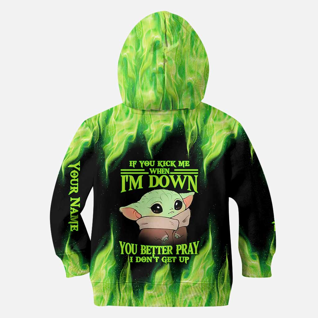 If You Kick Me - Personalized The Force All Over T-shirt and Hoodie