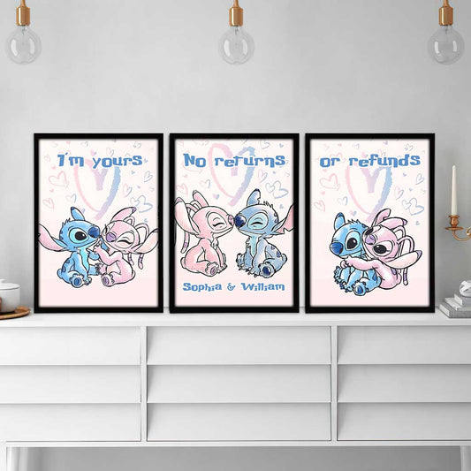 I'm Yours - Personalized Couple Ohana Poster & Canvas Set