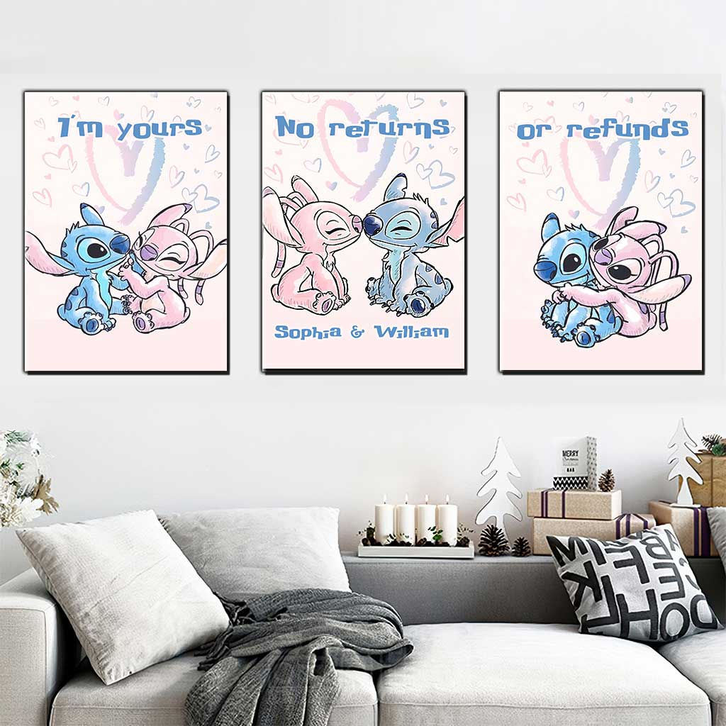 I'm Yours - Personalized Couple Ohana Poster & Canvas Set