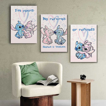 I'm Yours - Personalized Couple Ohana Poster & Canvas Set