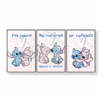 I'm Yours - Personalized Couple Ohana Poster & Canvas Set