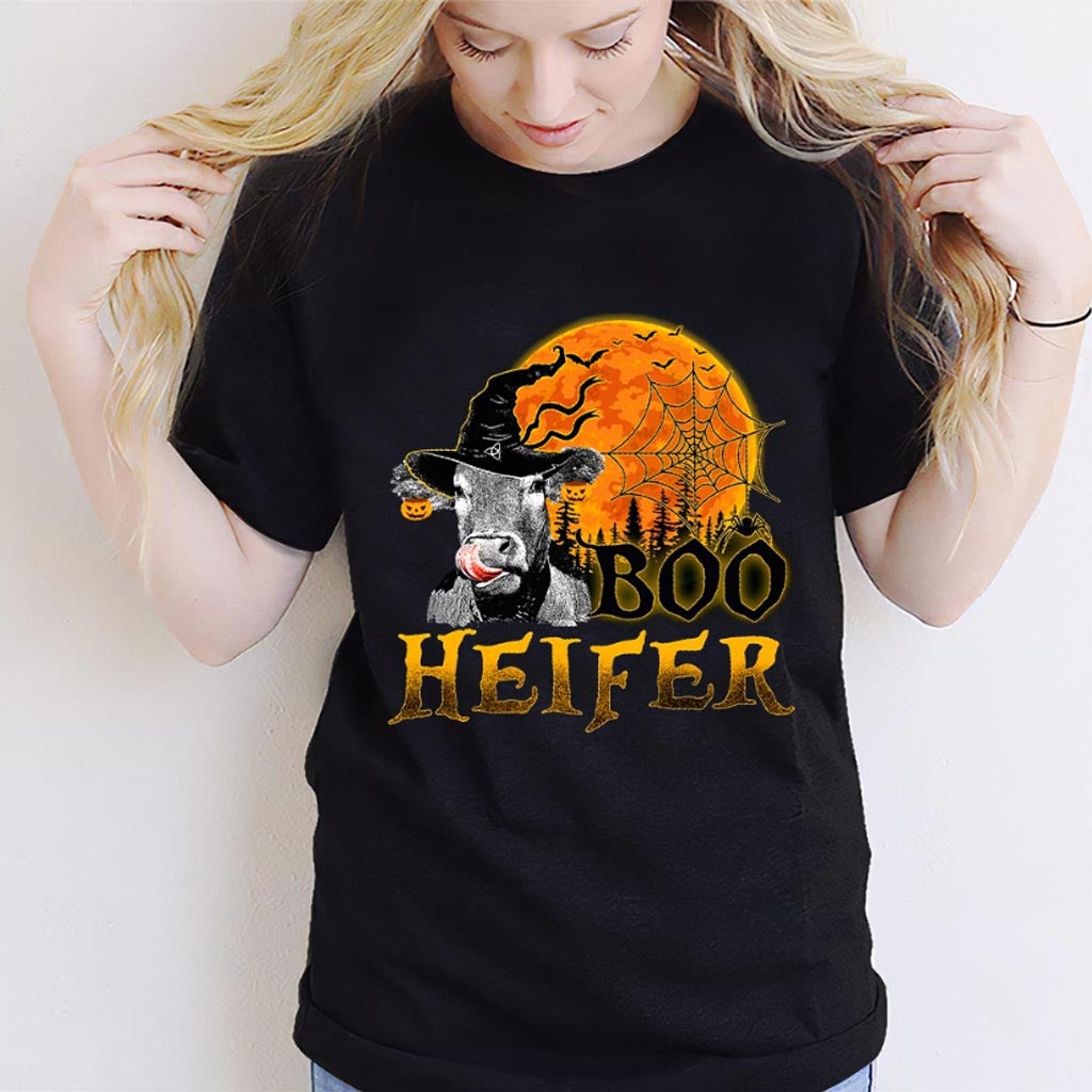 Boo Heifer - Halloween Cow T-shirt and Hoodie 102021