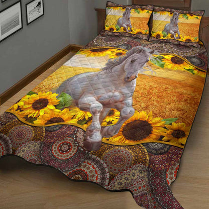 Horse Quilt Bed Set