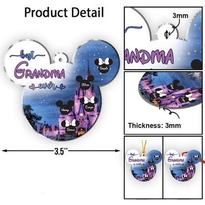 Magical Mamaw - Personalized Christmas Grandma Transparent Ornament