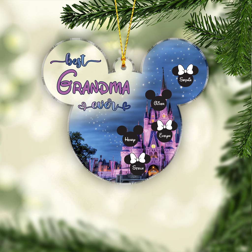 Magical Mamaw - Personalized Christmas Grandma Transparent Ornament