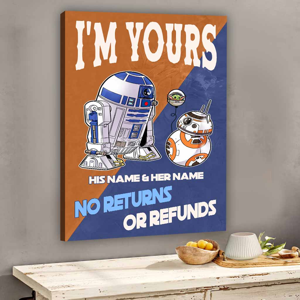 I'm Yours - Personalized The Force Canvas And Poster