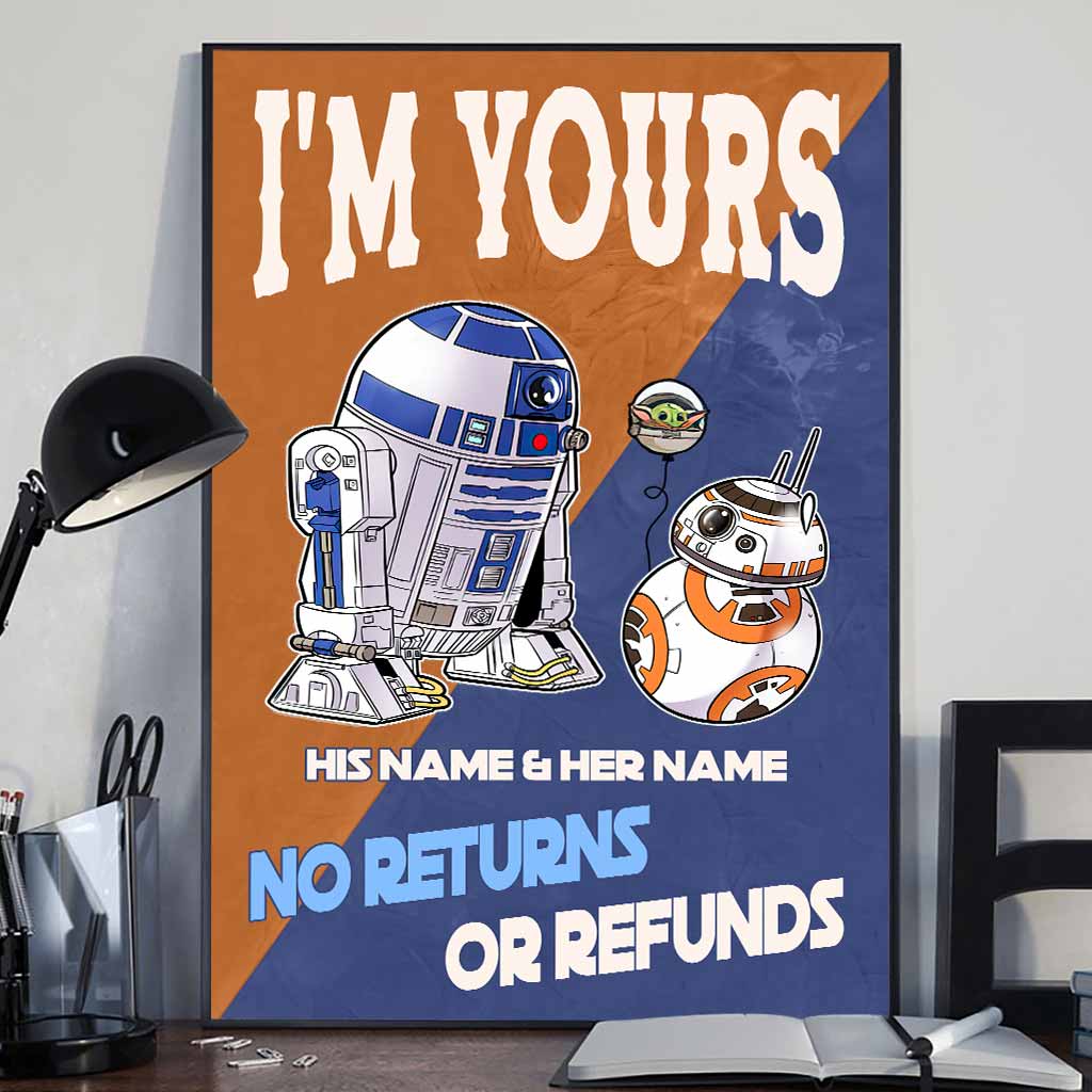 I'm Yours - Personalized The Force Canvas And Poster