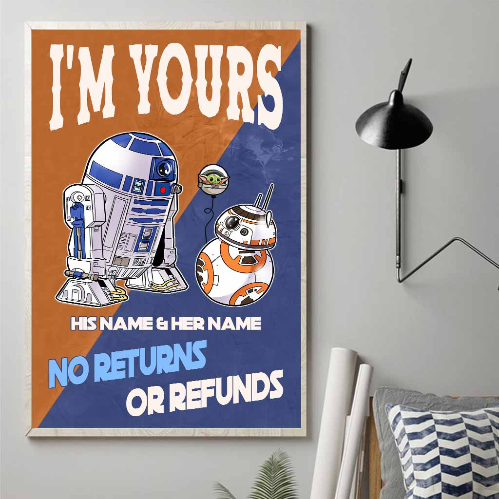 I'm Yours - Personalized The Force Canvas And Poster