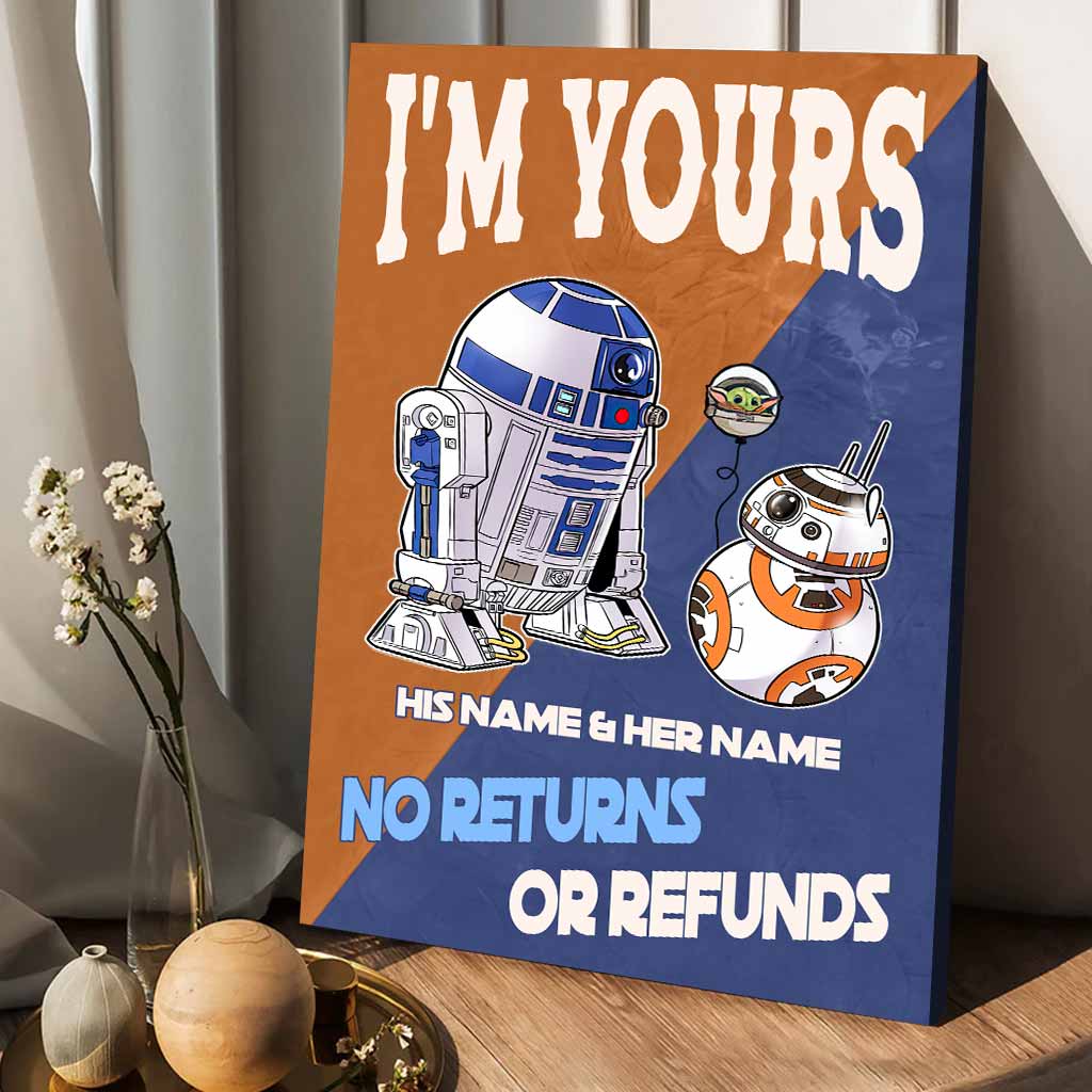 I'm Yours - Personalized The Force Canvas And Poster