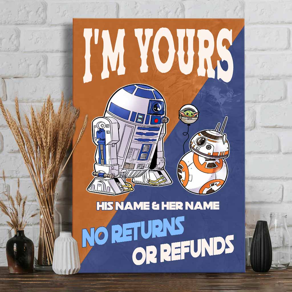 I'm Yours - Personalized The Force Canvas And Poster