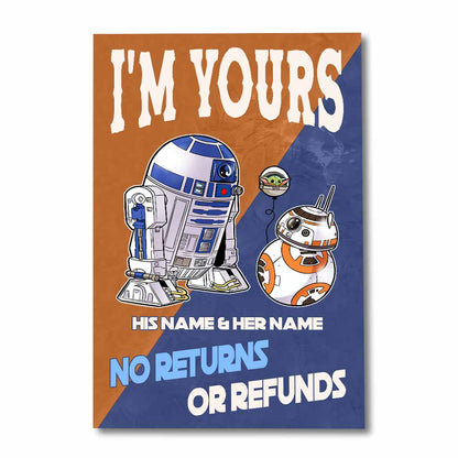 I'm Yours - Personalized The Force Canvas And Poster