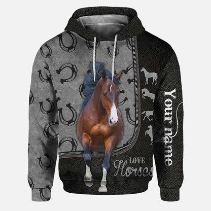 Love Horses - Personalized Hoodie and Leggings