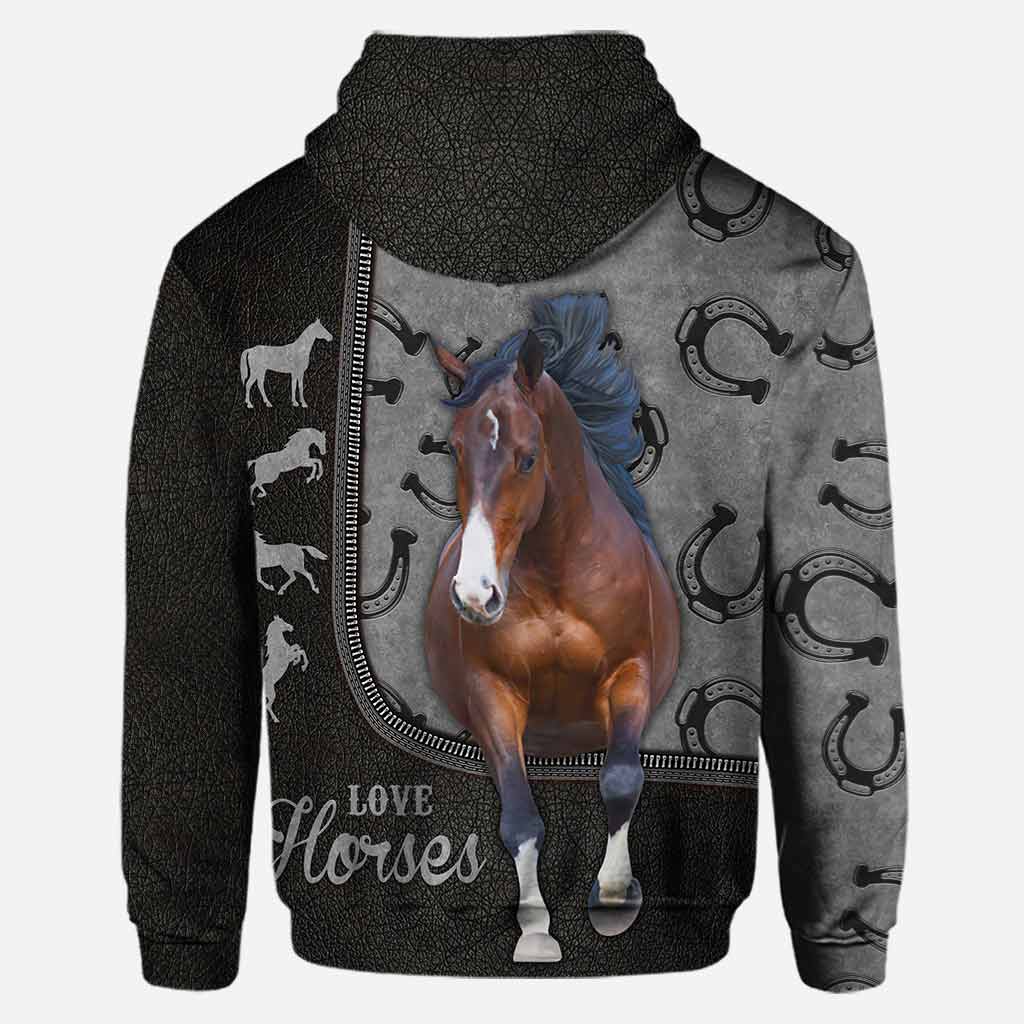 Love Horses - Personalized Hoodie and Leggings