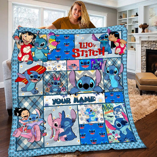 Ohana Means Family - Personalized Ohana Quilt 0523