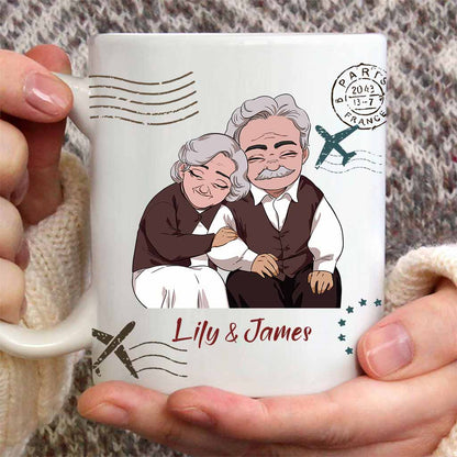 If I Had My Life To Live Over Again - Personalized Couple Mug