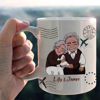 If I Had My Life To Live Over Again - Personalized Couple Mug