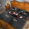 I&#39;m Yours - Personalized Couple Quilt Set