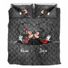 I&#39;m Yours - Personalized Couple Quilt Set
