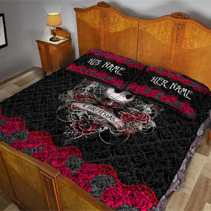 Dark Roses Nightmare - Personalized Nightmare Quilt Set