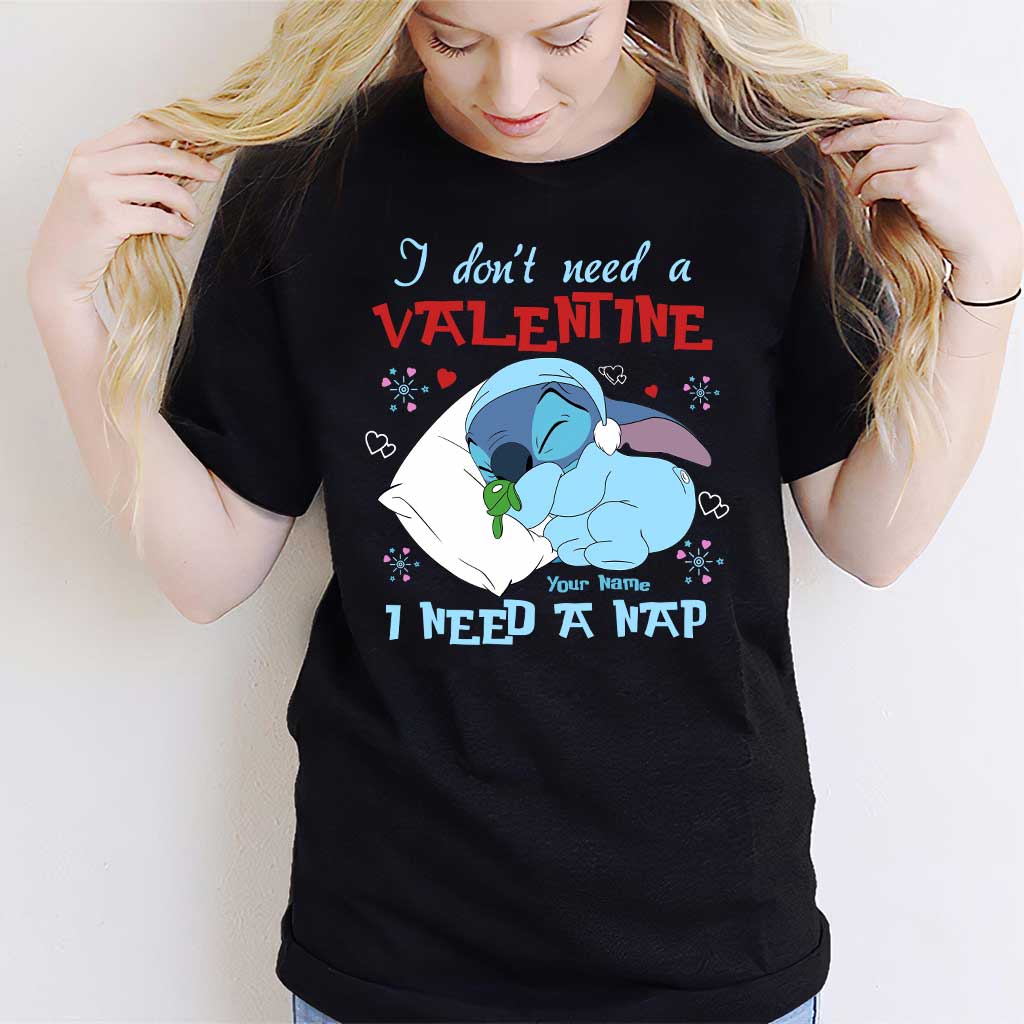 I Don't Need A Valentine - Personalized Valentine Ohana T-shirt and Hoodie