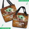 Too Cute I Am - Personalized Tote Bag