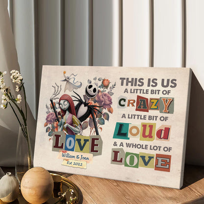 This Is Us - Personalized Couple Nightmare Canvas And Poster