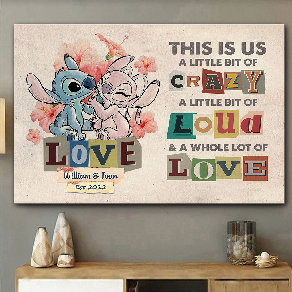 This Is Us - Personalized Couple Ohana Canvas And Poster