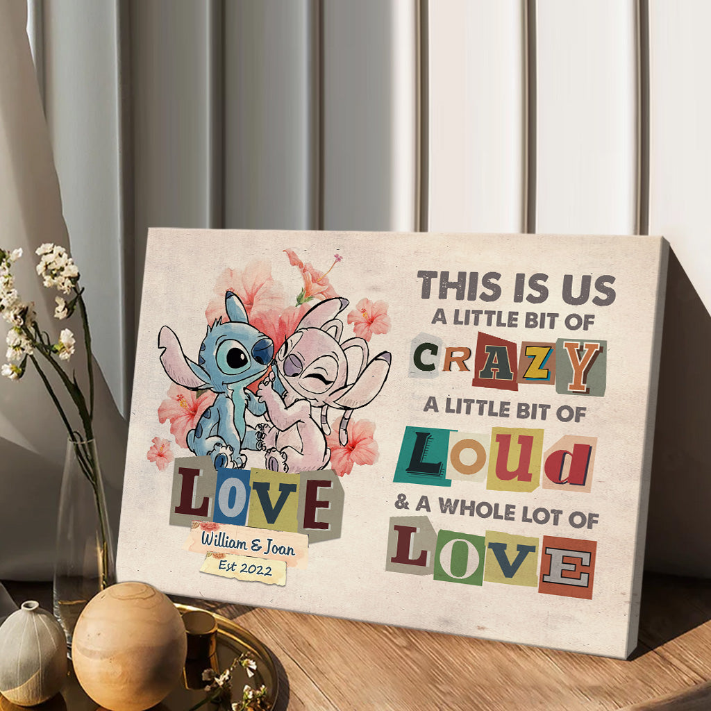 This Is Us - Personalized Couple Ohana Canvas And Poster