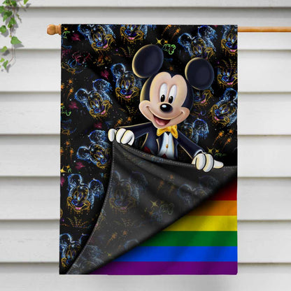 Magic And Pride - LGBT Support House Flag