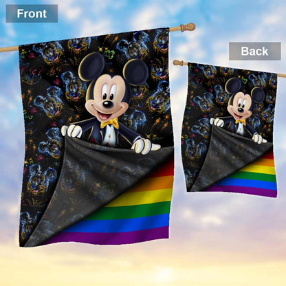 Magic And Pride - LGBT Support House Flag