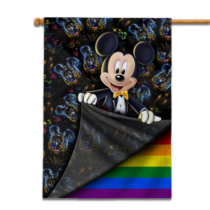 Magic And Pride - LGBT Support House Flag